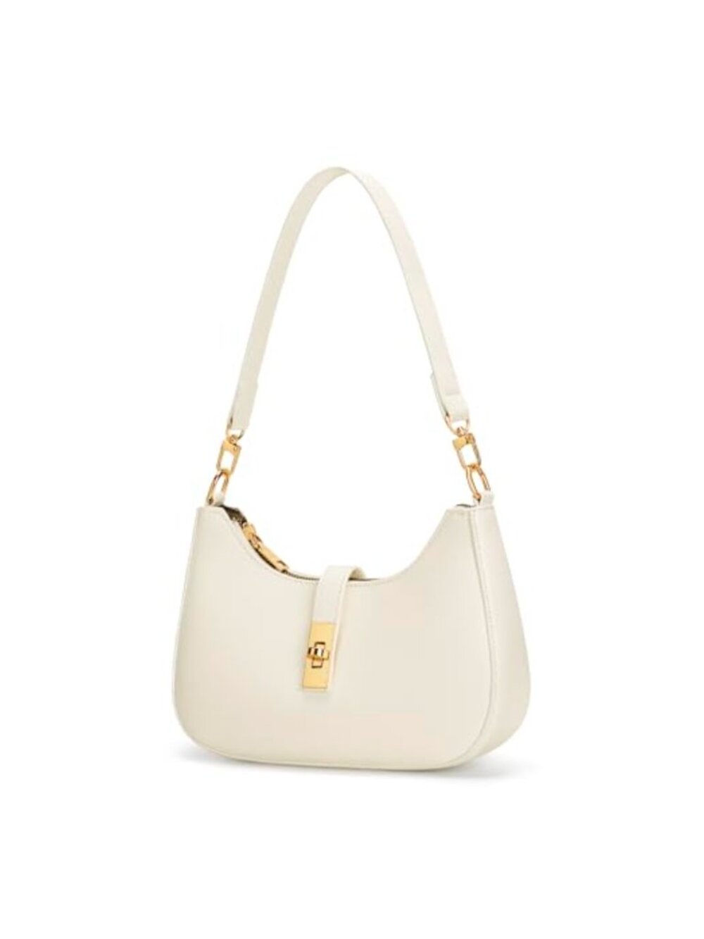 KKXIU Women's Vegan Leather Hobo Shoulder Bag with Zipper